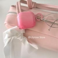 ราคา เคสหูฟังสาวเกาหลี AirPods 4 [2024] AirPods Pro2 Pro 3 2 1 Apple Wireless EarPods Case สีชมพู (29883536056)