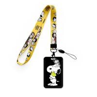 ราคา Y&P| สายคล้องคอ Snoopy การ์ตูน ผู้ถือบัตรนักเรียน ป้องกันการสูญเสีย สายคล้องคอโทรศัพท์มือถือ, LN017-A+D (40807466981)
