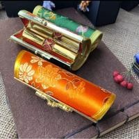 ราคา สุ่มลายสีส้ม - กระเป๋าสตางค์เก็บลิปสติก / กล่องเครื่องประดับ พร้อมกระจก (25395265592)