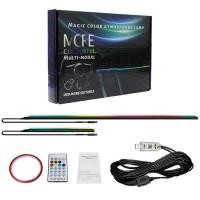 ราคา รถบรรยากาศแสงประเภทอะคริลินําบรรยากาศแสงภายในสีมายากลน้ําไหลที่มีสีสันลําแสงตกแต่งแถบแสง (43076234857)