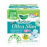ราคา Laurier Super Ultra Slim ผ้าอนามัยลอรีเอะ ซูเปอร์ อัลตร้า สลิม บางเฉียบ 0.1 (เลือกขนาด) (11738350146)