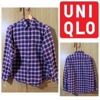 ราคา UNIQLO เชิ้ตแขนยาว ลายสก็อต ไซส์ M (มือสองญี่ปุ่นค่ะ) (6317728269)