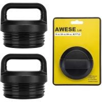 ราคา 2 ชิ้นเปลี่ยนฝาปิด,เหมาะสําหรับ 18oz/36oz/64oz YETI Rambler ขวด P4XD (40971335378)