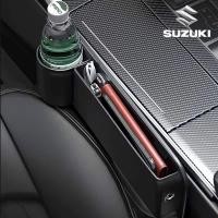 ราคา SUZUKI SWIFT NEW XL7 CELERIO ERTIGA SMART JIMNY กล่องจัดเก็บของสำหรับช่องว่างระหว่างเบาะรถยนต์ พร้อมที่วางแก้วน้ำ (29322951058)