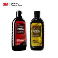 ราคา 3M PN03900 Rubbing Compound น้ำยาขัดหยาบ สำหรับลบรอยขีดข่วน + 3M PN39044 น้ำยาลบรอยขนแมว เพิ่มความเงา (12651671180)