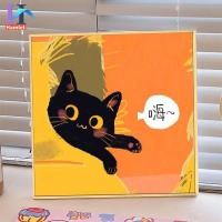 ราคา Hamlet【20*20cm】มีกรอบ/แมว/ภาพวาดสีน้ำมัน ภาพระบายสีตามตัวเลข /ระบายสีตามตัวเลข/ภาพวาดระบายสีตามตัวเลข/ วาดภาพ/ ระบายสี /ระบายสีตามตัวเลข /ภาพวาดกราฟฟิตี้/ตามตัวเลข/ศิลปะ/แฮนด์เมด/เรียบง่ายDIY/สําหรับต