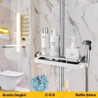 ราคา Mosodo ชั้นวางของในห้องน้ําแบบแขวนชั้นเก็บของแบบลอยได้ - E193 / ชั้นวางของในห้องน้ําแบบแขวน (52350147247)