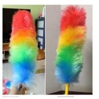 ราคา ไม้ปัดฝุ่นสีรุ้ง เชือกฟาง ทำความสะอาด ที่ปัดฝุุ่น (BY015)(1ชิ้น) (44076548154)