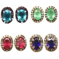 ราคา ต่างหูพลอยแท้ ทับทิม-แดง มรกต-เขียว ไพลิน-น้ำเงิน อะพาไทต์-ฟ้า ล้อม เพชรธรรมชาติ เงินแท้ 925 ชุบทองคำขาว (25676045704)