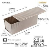 ราคา เรียนรู้ห้องครัว Golden Non-Stick กระดาษลูกฟูก Toast กล่องพร้อมฝาปิดเบเกอรี่แม่พิมพ์ Toast เตาอบ Commercial 1,000G แม่พิมพ์ (56301135137)