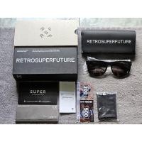 ราคา แว่นตากันแดด RETROSUPERFUTURE สีดำด้าน ขนาด 58 mm. เป็นรุ่น Classic (สินค้าสภาพมือ 1) (23442368854)