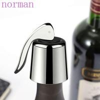 ราคา NORMAN จุกขวดไวน์สแตนเลสซิลิโคนแบบใช้ซ้ําได้ไวน์ Saver ฝาขวด (42325603953)