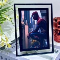 ราคา ♞Marvel Anime กรอบรูปแก้วเครื่องประดับห้องนอน Avengers 4 Iron Man Spider-Man (25116733529)