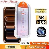 ราคา กระจกนิรภัยกันรอยหน้าจอ HD ไร้ฝุ่น ความแม่นยําสูง สําหรับ iPhone iP 17 Air 16 16E 15 14 13 12 11 X Xr Xs Pro Max 8 7 6 6s Plus SE 2020 SE 2022 SE4 SE3 SE2 5G 4G 2025 (41970247517)