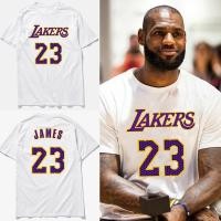 ราคา ♕❉ฤดูร้อนเสื้อยืดผู้ชายแขนสั้น Lakers James Kobe Curry Irving เสื้อบาสเกตบอลชาย NBA ฤดูร้อน Clothes (19552124232)