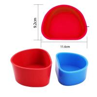 ราคา กล่องซิลิโคนฟันปลอมกล่องวางทันตกรรมฟันปลอมชามซิลิโคนเครื่องมือทันตกรรมสีแดง/สีฟ้า (29290437624)