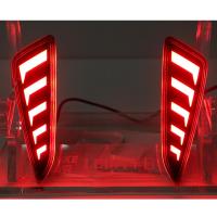 ราคา สําหรับ Toyota C-HR CHR 2016-2021 LED Reflector ด้านหลังกันชนไฟท้ายหยุดเบรคโคมไฟเลนส์สีแดง (41967595131)