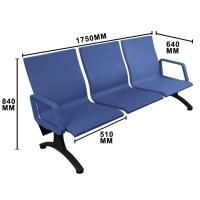 ราคา ฝอซาน เก้าอี้สนามบินสไตล์ใหม่ เก้าอี้รอสามที่นั่ง เก้าอี้แถว ขายส่ง เบาะหนังสาธารณะ เก้าอี้รอเก้าอี้อินพุตเหลว ปู่ โรงพยาบาล ส3zr (52600759175)