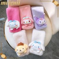 ราคา ผ้าพันคอ MEIGUII ออกแบบการ์ตูนน่ารักของ Sanrio Melody และ Kuromi สำหรับรักษาความอบอุ่น เหมาะสำหรับเด็กในอากาศหนาว (58102126866)