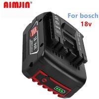 ราคา 100% Original 18V 6.0/8.0/10ah แบตเตอรี่ลิเธียมไอออนแบบชาร์จไฟได้สำหรับ Bosch 18V 6.0A แบตเตอรี่สำรองแบบพกพา B (18414632750)