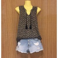 ราคา เสื้อแขนกุดสไตล์โบฮีเมียน แบรนด์ดังLucky Brandแท้จากอเมริกา (301037239)