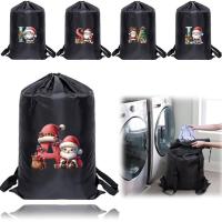 ราคา ถุงซักผ้าสกปรกเสื้อผ้ากระเป๋าซักรีดกระสอบพร้อมสายรัดพับ เชือกรูด หนัก หน้าที่ กระเป๋าเป้สะพายหลังคริสต์มาส ชุด (40925111358)