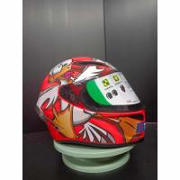 ราคา หมวกกันน็อคเต็มใบ ยี่ห้อ YOXI สีส้ม รหัส M40 (23489693412)