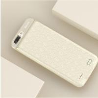 ราคา เคสแบตสำรองสำหรับ iPhone7Plus,iPhone8Plus Case Ultra Slim Portable Power Bank สีครีม ไม่ต้องพกPowerBankให้หนักหลายก้อน (7621156125)