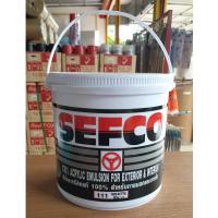 ราคา สีขาวเซฟโก้111 ขนาด3.5ลิตรทาได้ทั้งภายในและภายนอก (21549086109)