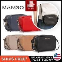 ราคา Mango MNG Leather Boxy Sling Bag Women Handbag Crossbody Messenger Shoulder Beg (23368957825)