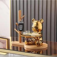 ราคา ของตกแต่งบ้าน หมีรุนแรง ที่เก็บกุญแจ ระเบียง เครื่องประดับ ประตู ตู้รองเท้า ถาด กระปุกออมสินเซรามิคสีทอง ทันสมั (41008583693)