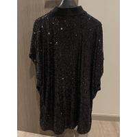 ราคา SAINT LAURENT ALL-OVER SEQUINED BOXY POLO SHIRT (13064012795)