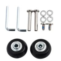 ราคา [MB] 1Set กระเป๋าเดินทาง ล้อเปลี่ยนกระเป๋าเดินทาง สีดํา พร้อมสกรู (42874078386)