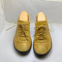 ราคา ecco หนังแท้สีเหลืองมัสตาด ไซส์ 36.5 สวย นิ่ม Used (27960494339)