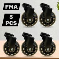 ราคา FMA Office Chair Wheels โรลเลอร์เบลดล้อยาง 2.5 นิ้ว 5 ชิ้น - FM-5L (27043095629)