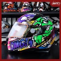 ราคา หมวกกันน็อค BILMOLA Defender RAT ชมพู-เขียว (18219650885)