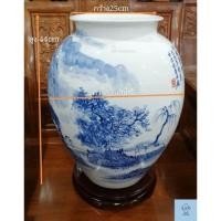 ราคา แจกันเซรามิคกังไส blue and white (7816625667)