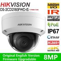 ราคา HIKVISION 4K 8MP UHD DS-2CD2185FWD-I กล้องวงจรปิดภายนอก POE IP DOME CAMERAS (42120737912)