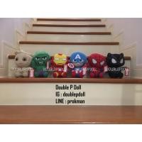 ราคา SET ตุ๊กตา MARVEL (มี 6 ตัว : captain america, iron man, spiderman, hulk, black panther, groot) (2435743961)