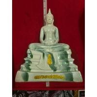 ราคา พระบูชาหลวงพ่อโสธร วัดโสธรวราราม เนื้อกระเบื้องหลังคาโบสถ์สีขาวฐานผ้ายันต์จากวัดพร้อมกล่องวัด ขนาด5นิ้ว (41606910191)