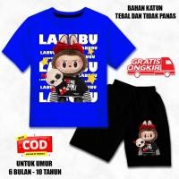 ราคา KATUN ชุดเด็กแขนสั้นอายุ 6 เดือน - 10 ปี ฟักทองมอตติฟ 5 เนื้อผ้าฝ้ายพรีเมี่ยม สกรีน DTF สีดํา cln (24296555994)