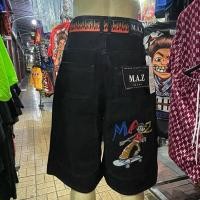 ราคา กางเกงยีนส์สี่/สามส่วน (4ส่วน/3ส่วน) กางเกงขาสั้น งานสียีนส์ พร้อมปักลายMAZ : ป้าย M.A.Z JEANS (24471636798)