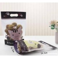 ราคา ถุงซิปล็อค ถุงใส่ขนมลายแมวเหมียว (แพ็ค 50ใบ) (11423162468)