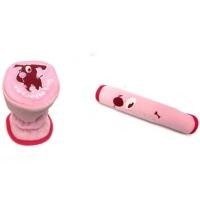 ราคา CAR หุ้มหัวเกียร์ หุ้มเบรคมือ สำหรับเกียร์ธรรมดา (สีชมพู) #1196 (520846681)