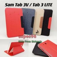 ราคา Samsung Galaxy Tab 3V Tab 3 Lite T110 T111 T116 Folio Slim Flip Casing / กระจกนิรภัย (22068877990)