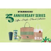ราคา Starbucks 25th anniversary apron and Tote bag ผ้ากันเปื้อน และกระเป๋า สตาร์บัคส์ ครบรอบ 25ปี สตาร์บัคส์ไทยแลนด์ สีน้ำตาล (44401384508)