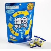 ราคา Kabaya Salt Charge Tablets ลูกอมเกลือแร่ รสมะนาวเกลือ ช่วยเติมเกลือแร่ได้ทันที ลูกอม ขายดี จากญี่ปุ่น (ถุง90กรัม) (4046298094)
