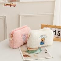 ราคา หมาป่า กระเป๋าเครื่องสําอางตุ๊กตา,การ์ตูนเย็บปักถักร้อยสีทึบดินสอ,กระเป๋าแต่งหน้าตุ๊กตาแบบพกพา (29181289264)