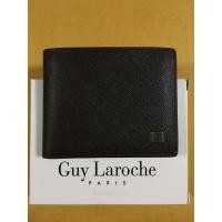 ราคา Guy Laroche กระเป๋าสตางค์ผู้ชาย สีน้ำตาลเข้ม ของแท้ 100% (5728288529)
