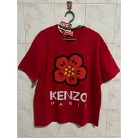 ราคา เสื้อยืด KENZO สีแดง ของใหม่ แท้ UNISEX (25261190518)